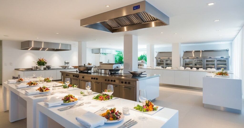 Limpieza profesional en empresas de catering
