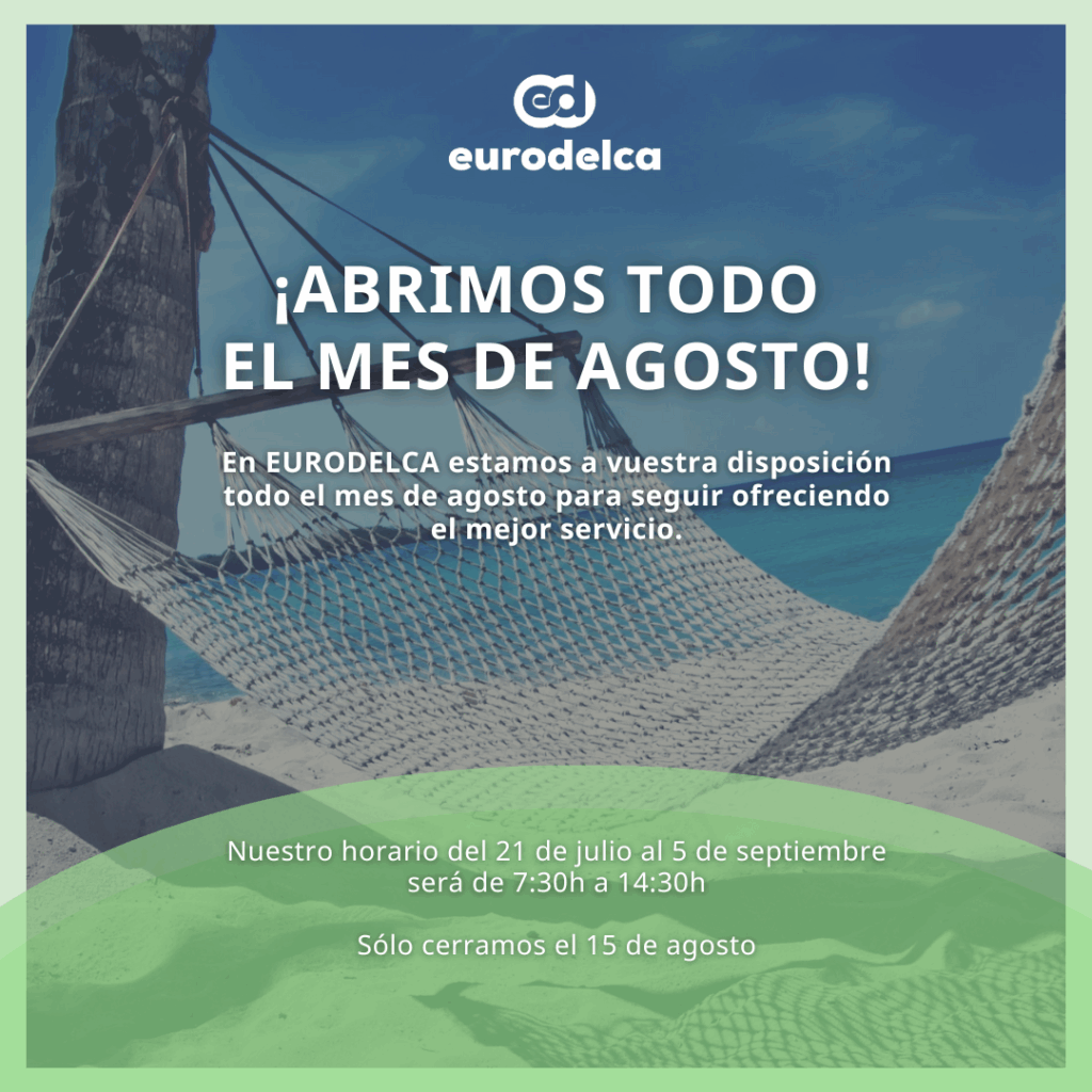 Horario verano EURODELCA 2025